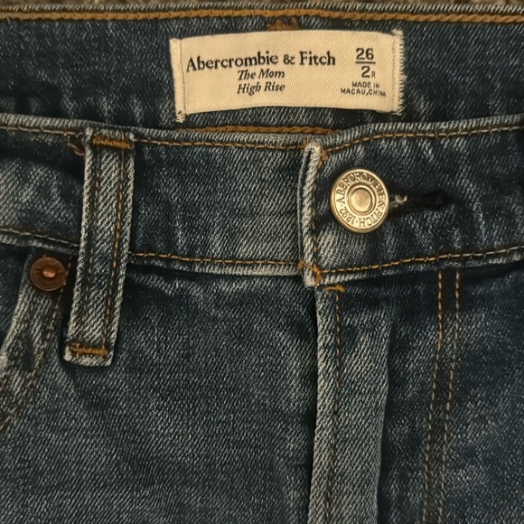 Abercrombie & Fitch Distressed “The Mom High Rise” Jean - Picture 4 of 7